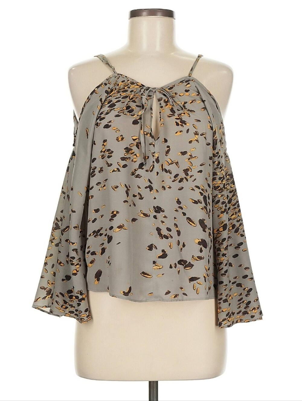 Ramona LaRue By Arianne Cold-Shoulder Long Sleeve Blouse - O/S - NWOT